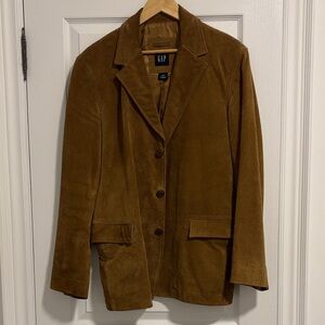 GAP Men's Tan Suede Blazer